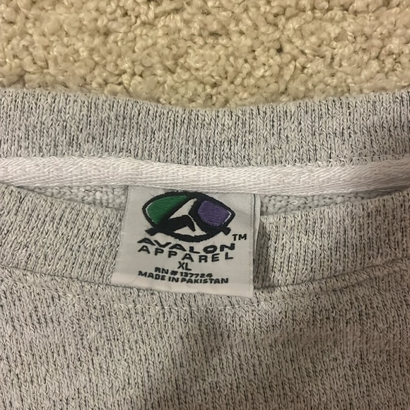 Avalon Apparel Light Grey HOME NC Sweatshirt - Picture 2 of 2